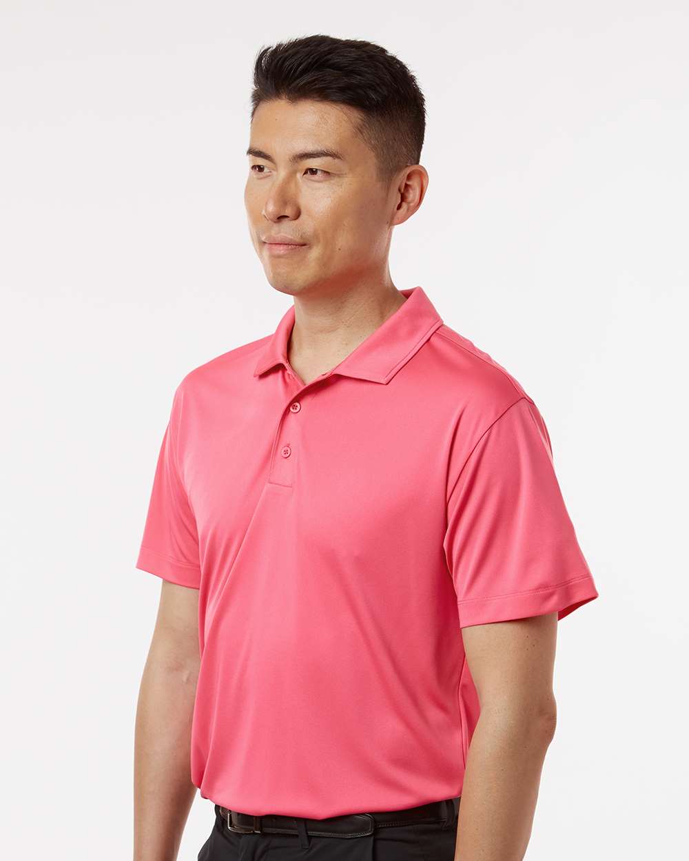 AllPro 41800, 12535 Men's Pro-lock Performance Polo, Bright Pink