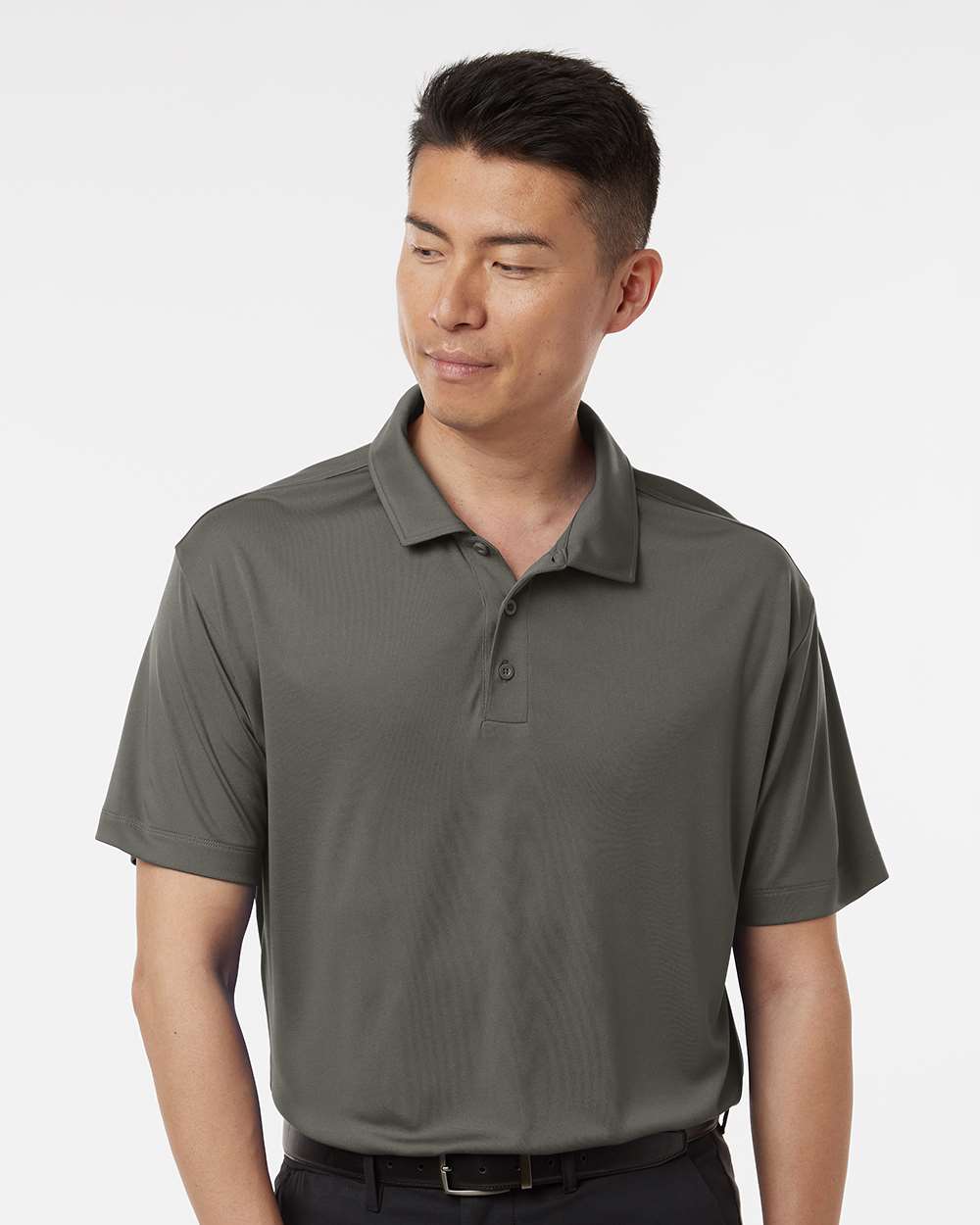 AllPro 41800, 12535 Men's Pro-lock Performance Polo, Charcoal