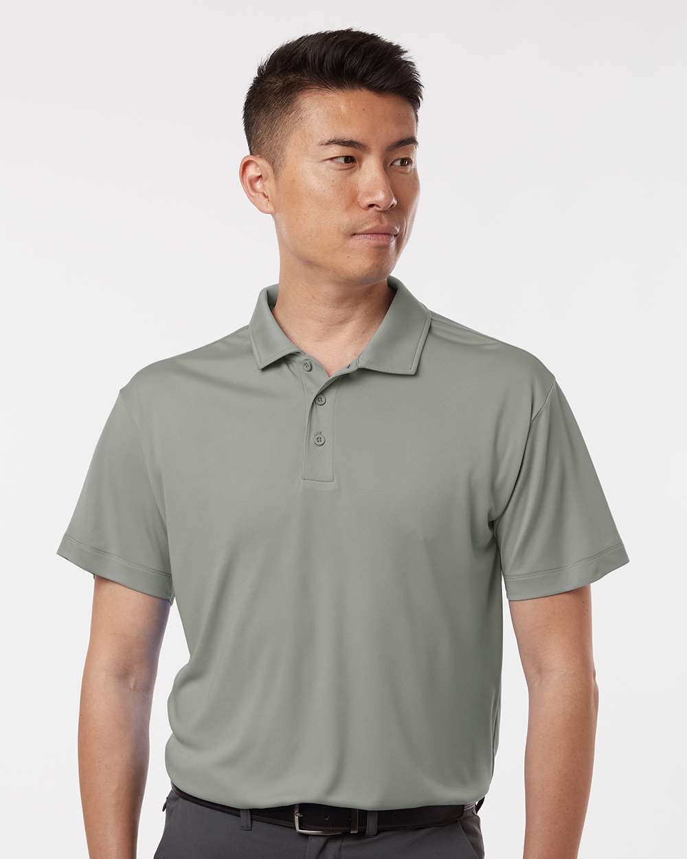 AllPro 41800, 12535 Men's Pro-lock Performance Polo, Greystone