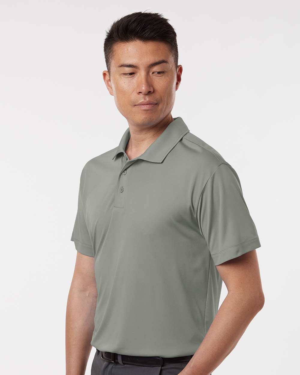 AllPro 41800, 12535 Men's Pro-lock Performance Polo, Greystone