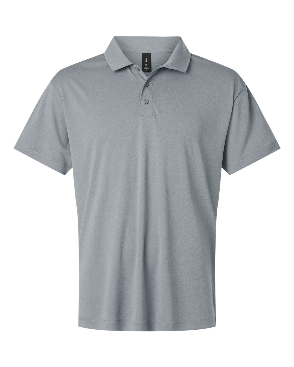 AllPro 41800, 12535 Men's Pro-lock Performance Polo, Heather Steel