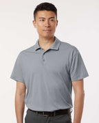 AllPro 41800, 12535 Men's Pro-lock Performance Polo, Heather Steel