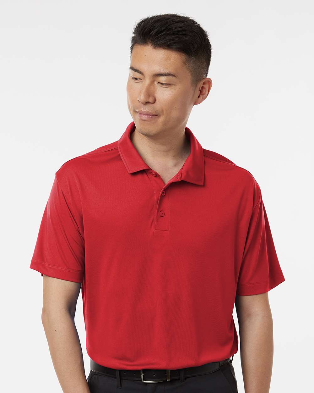 AllPro 41800, 12535 Men's Pro-lock Performance Polo, Red