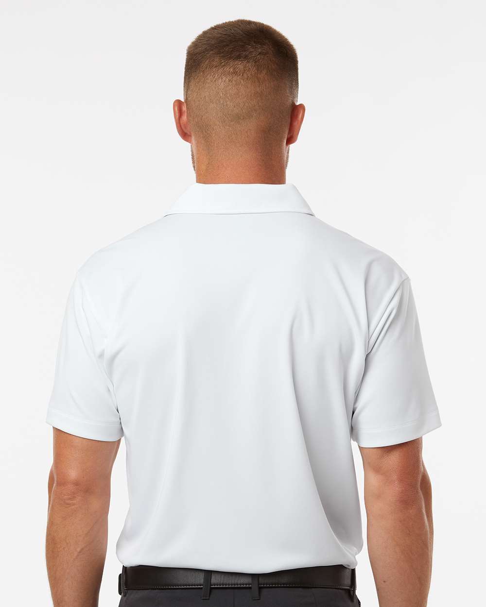 AllPro 41800, 12535 Men's Pro-lock Performance Polo, White