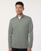 AllPro 41870, 12536 Men's Pro-lock Performance Quarter-zip Pullover, Greystone