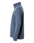 AllPro 41870, 12536 Men's Pro-lock Performance Quarter-zip Pullover, Heather Navy