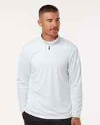 AllPro 41870, 12536 Men's Pro-lock Performance Quarter-zip Pullover, White