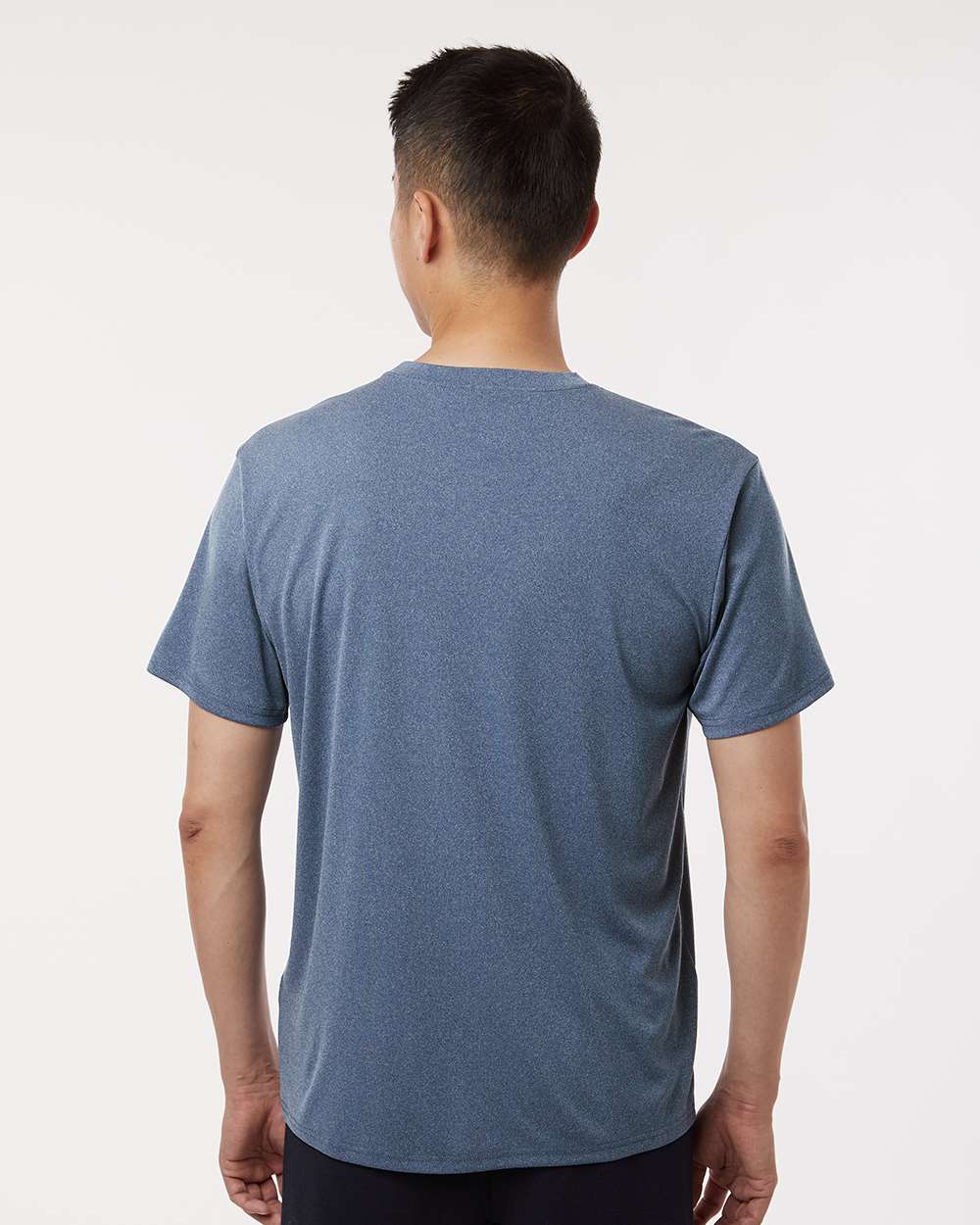 AllPro 48000, 12537 Men's Pro-lock Performance T-shirt, Heather Navy