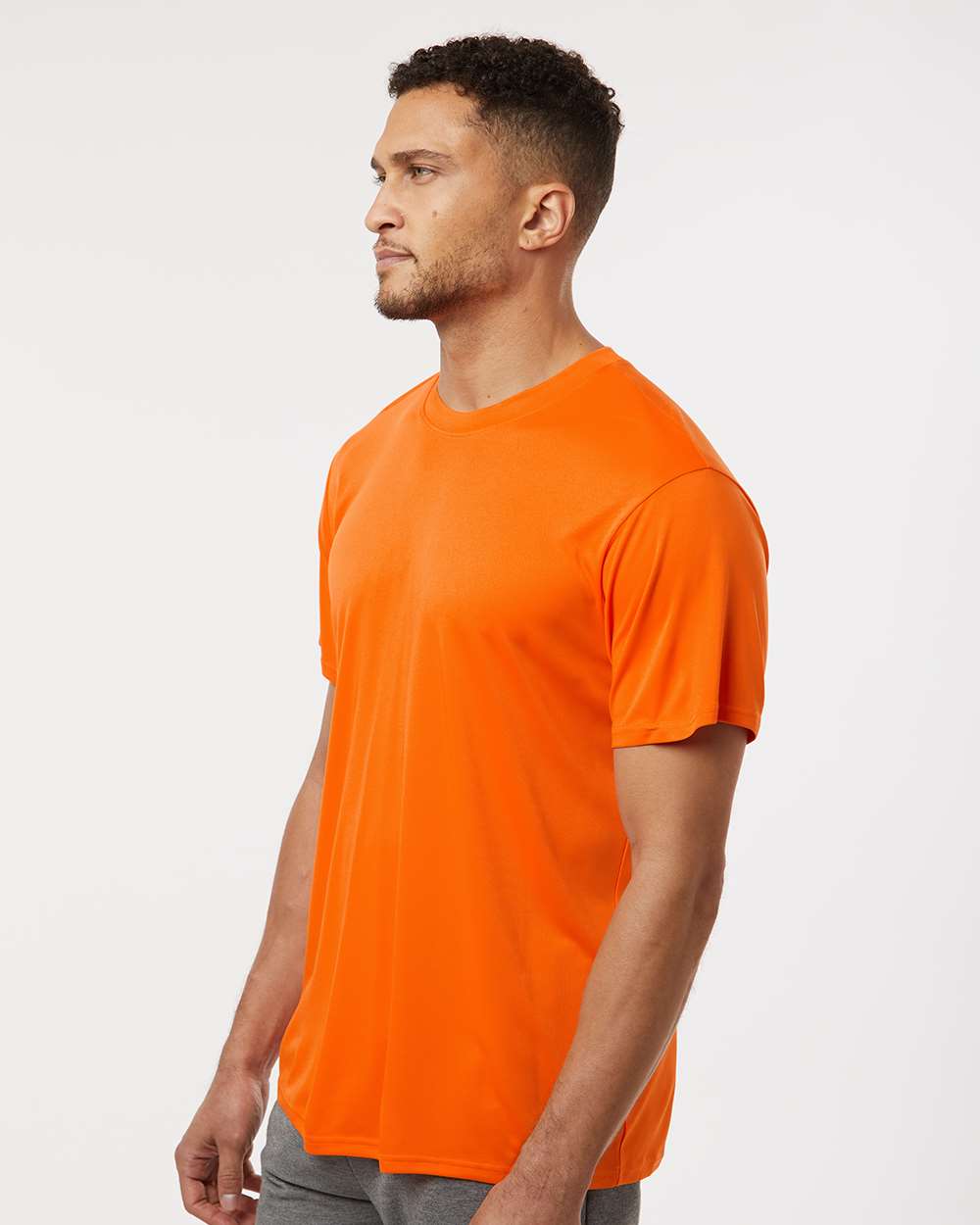 AllPro 48000, 12537 Men's Pro-lock Performance T-shirt, Neon Orange