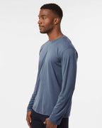 AllPro 48400, 12538 Unisex Pro-lock Performance Long Sleeve T-shirt, Heather Navy