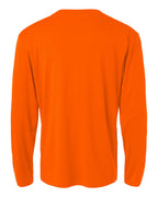 AllPro 48400, 12538 Unisex Pro-lock Performance Long Sleeve T-shirt, Neon Orange