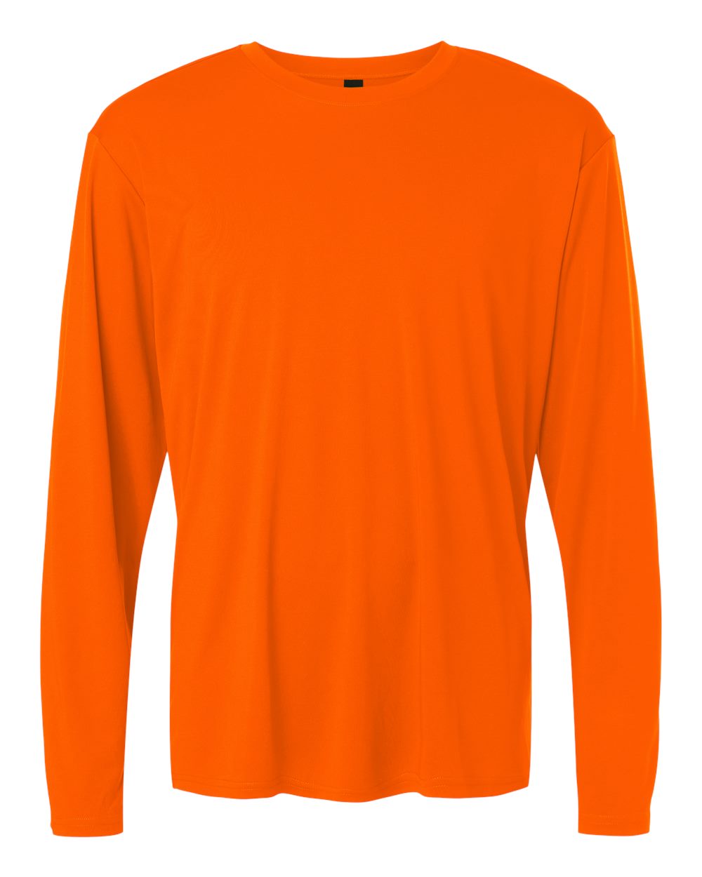 AllPro 48400, 12538 Unisex Pro-lock Performance Long Sleeve T-shirt, Neon Orange