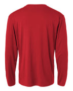 AllPro 48400, 12538 Unisex Pro-lock Performance Long Sleeve T-shirt, Red