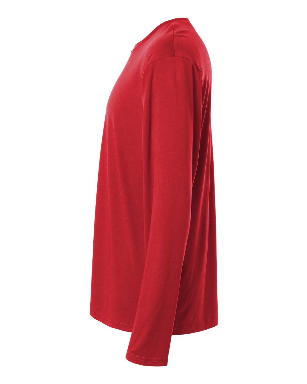 AllPro 48400, 12538 Unisex Pro-lock Performance Long Sleeve T-shirt, Red