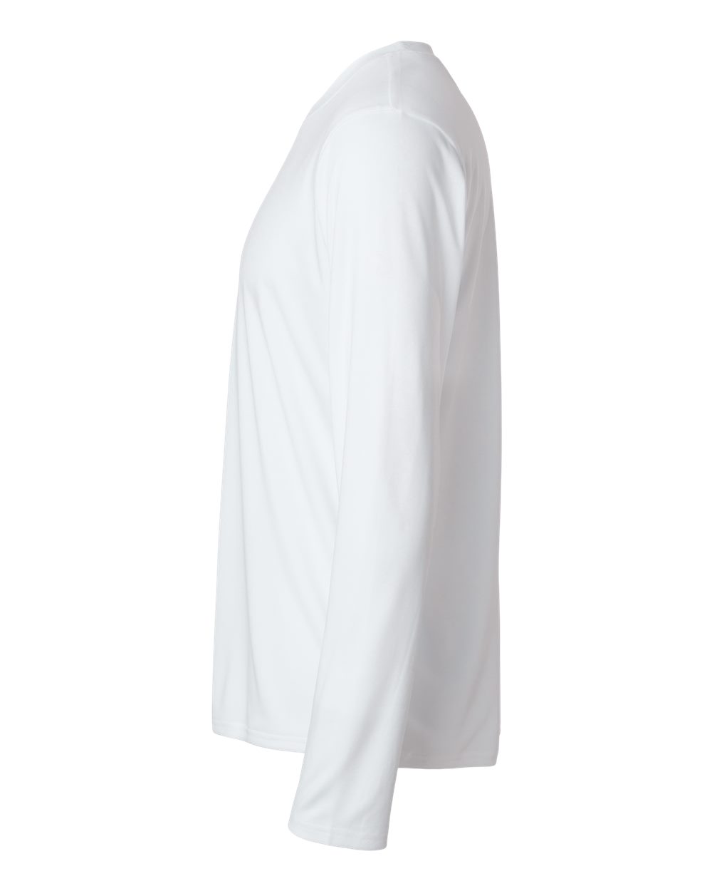 AllPro 48400, 12538 Unisex Pro-lock Performance Long Sleeve T-shirt, White