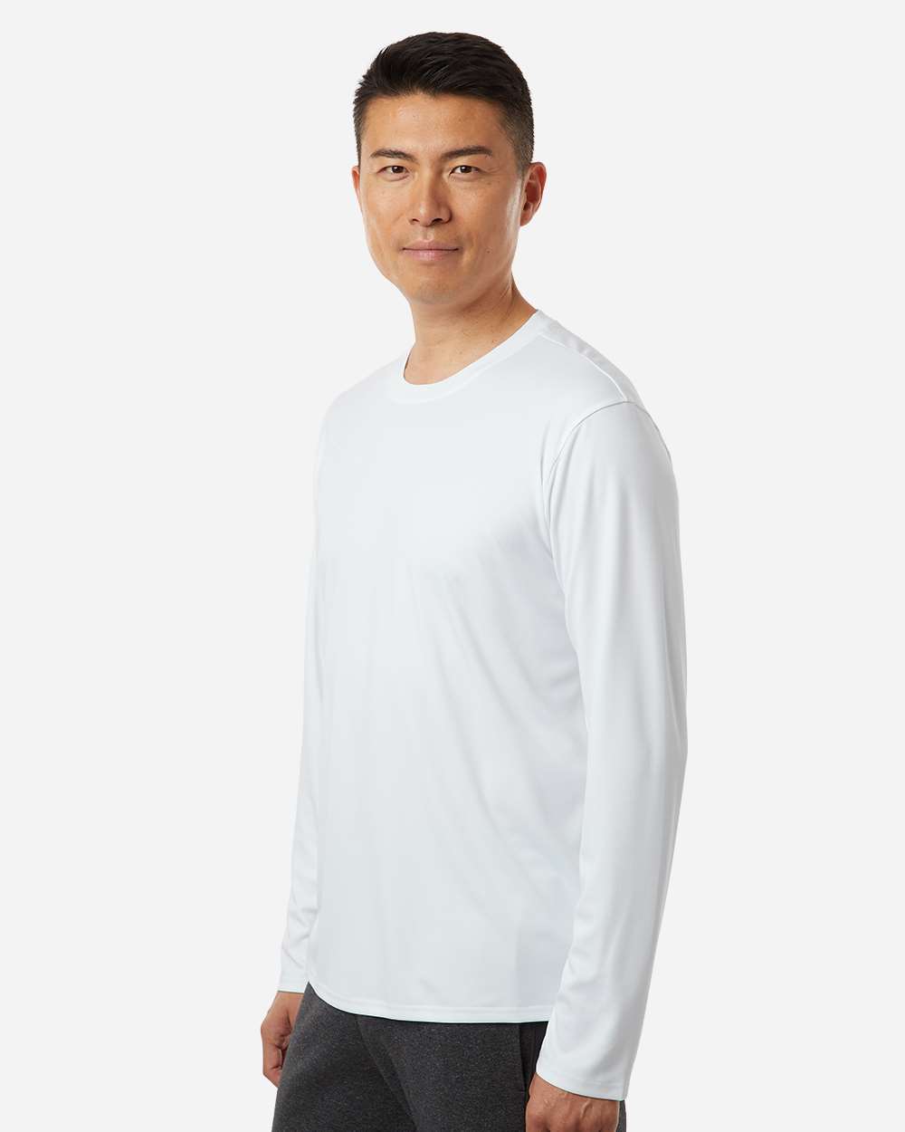 AllPro 48400, 12538 Unisex Pro-lock Performance Long Sleeve T-shirt, White