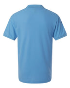 AllPro 62800, 12539 Men's Pique Polo, Carolina Blue