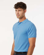 AllPro 62800, 12539 Men's Pique Polo, Carolina Blue