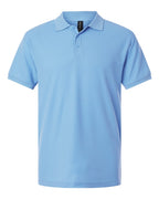 AllPro 62800, 12539 Men's Pique Polo, Cloud Blue