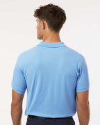AllPro 62800, 12539 Men's Pique Polo, Cloud Blue