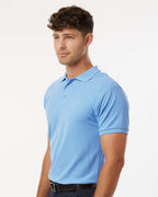 AllPro 62800, 12539 Men's Pique Polo, Cloud Blue