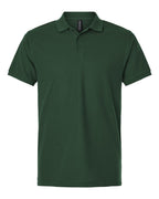 AllPro 62800, 12539 Men's Pique Polo, Forest Green