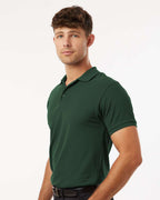 AllPro 62800, 12539 Men's Pique Polo, Forest Green