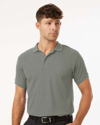 AllPro 62800, 12539 Men's Pique Polo, Greystone
