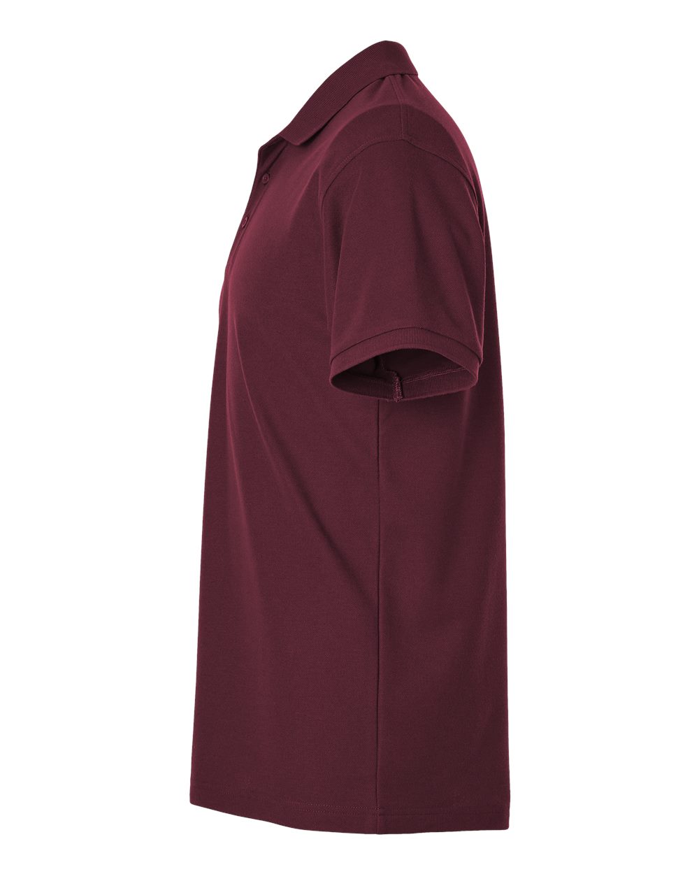 AllPro 62800, 12539 Men's Pique Polo, Maroon