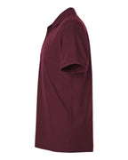 AllPro 62800, 12539 Men's Pique Polo, Maroon