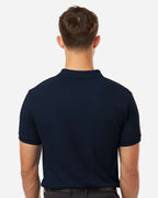 AllPro 62800, 12539 Men's Pique Polo, Navy