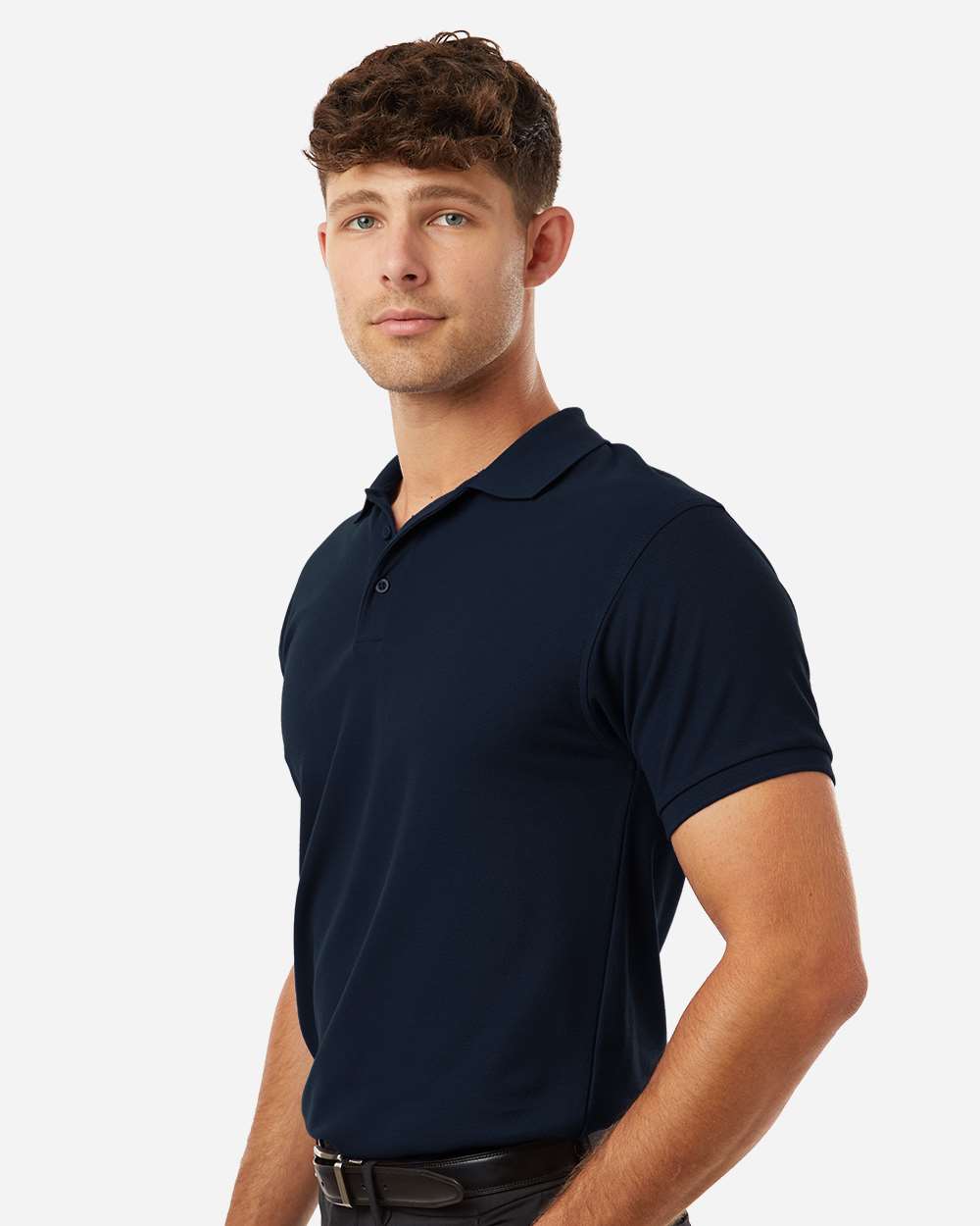 AllPro 62800, 12539 Men's Pique Polo, Navy