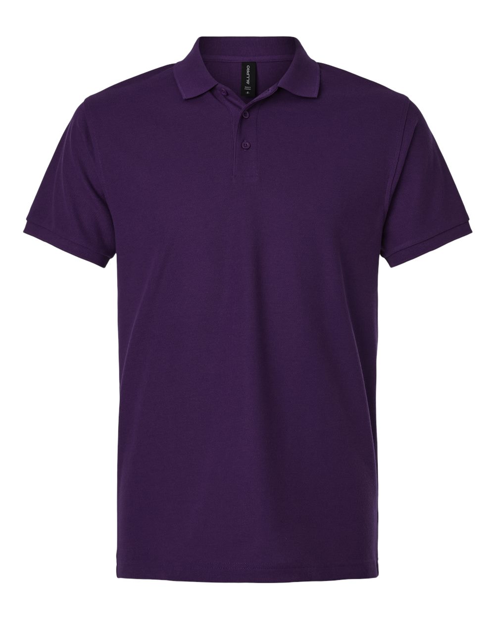 AllPro 62800, 12539 Men's Pique Polo, Purple