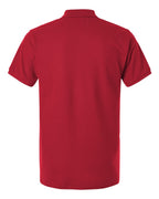 AllPro 62800, 12539 Men's Pique Polo, Red