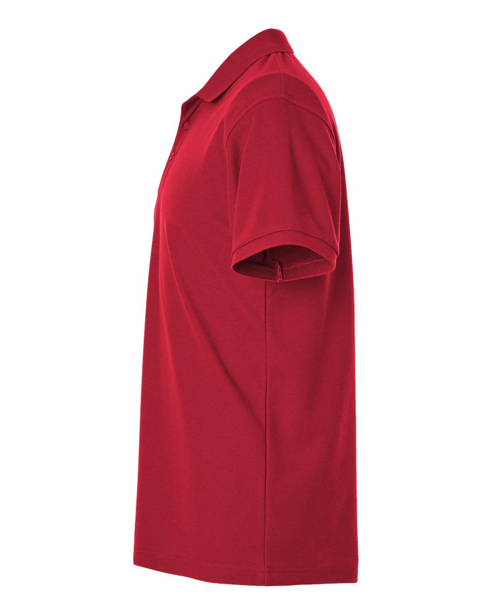 AllPro 62800, 12539 Men's Pique Polo, Red