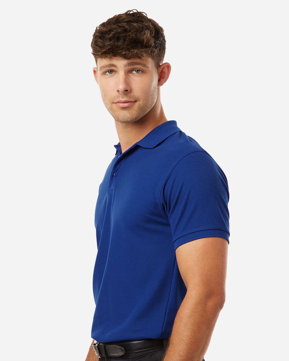 AllPro 62800, 12539 Men's Pique Polo, Royal