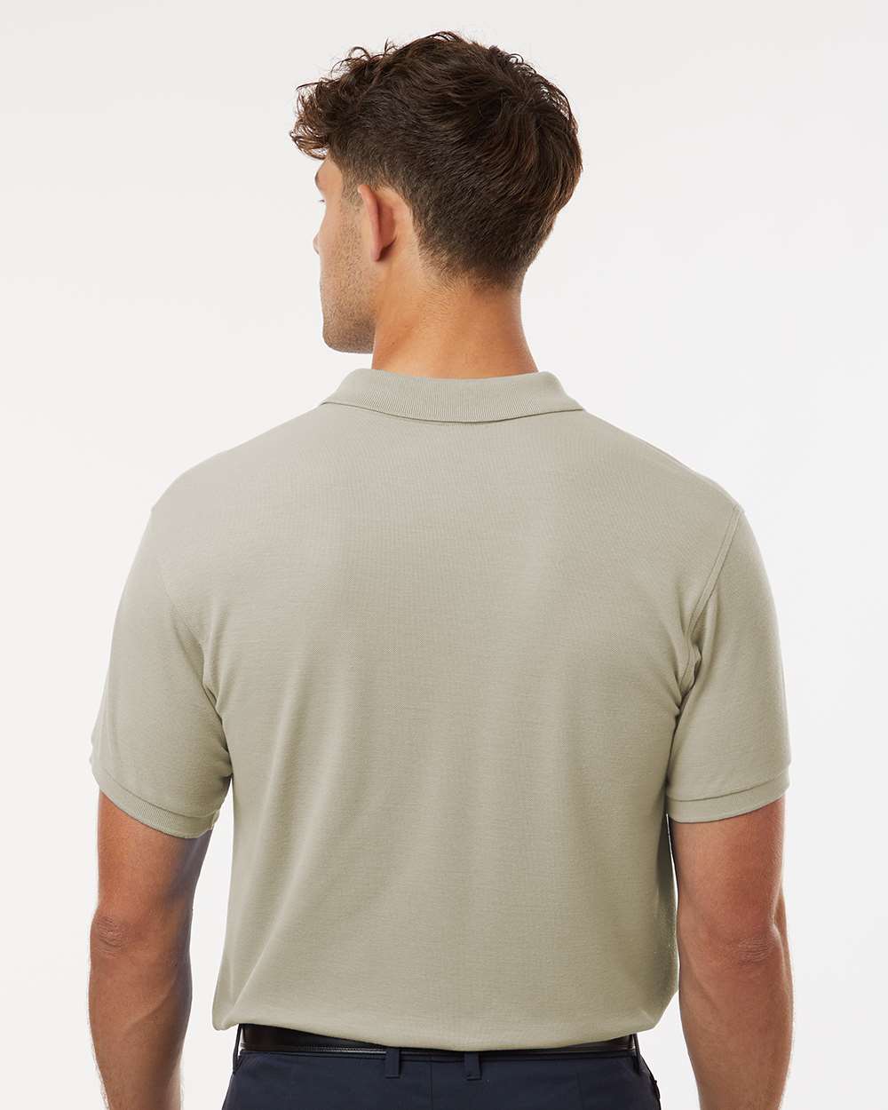 AllPro 62800, 12539 Men's Pique Polo, Sand
