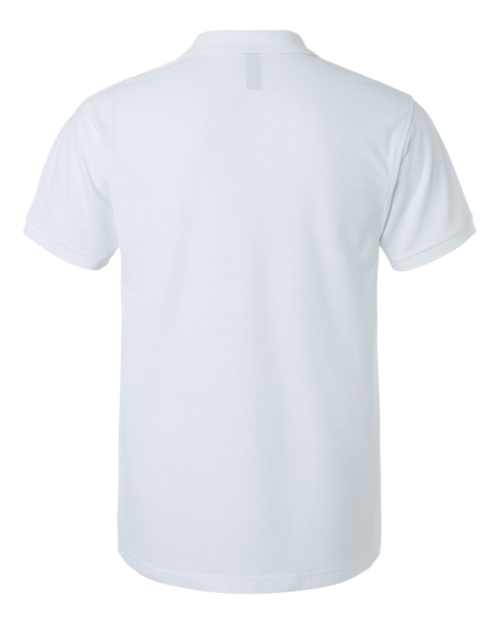 AllPro 62800, 12539 Men's Pique Polo, White