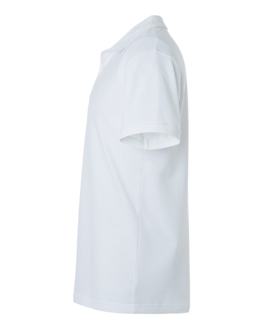 AllPro 62800, 12539 Men's Pique Polo, White