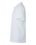 AllPro 62800, 12539 Men's Pique Polo, White