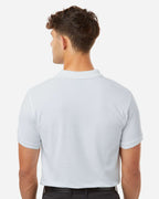 AllPro 62800, 12539 Men's Pique Polo, White