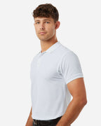 AllPro 62800, 12539 Men's Pique Polo, White