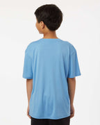 AllPro 48000Y, 12547 Youth Pro-lock Performance T-shirt, Carolina Blue