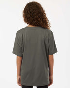 AllPro 48000Y, 12547 Youth Pro-lock Performance T-shirt, Charcoal