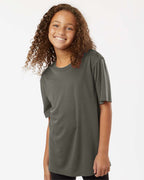 AllPro 48000Y, 12547 Youth Pro-lock Performance T-shirt, Charcoal