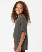 AllPro 48000Y, 12547 Youth Pro-lock Performance T-shirt, Charcoal