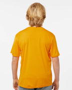 AllPro 48000Y, 12547 Youth Pro-lock Performance T-shirt, Gold