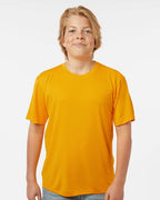 AllPro 48000Y, 12547 Youth Pro-lock Performance T-shirt, Gold