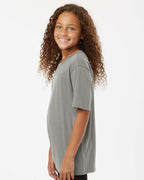 AllPro 48000Y, 12547 Youth Pro-lock Performance T-shirt, Greystone
