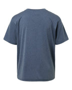 AllPro 48000Y, 12547 Youth Pro-lock Performance T-shirt, Heather Navy